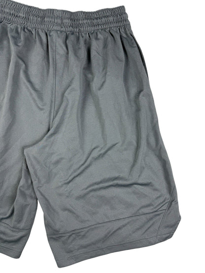 Nike Grey Dri Fit Polyester Active Sport Basketball Shorts Large