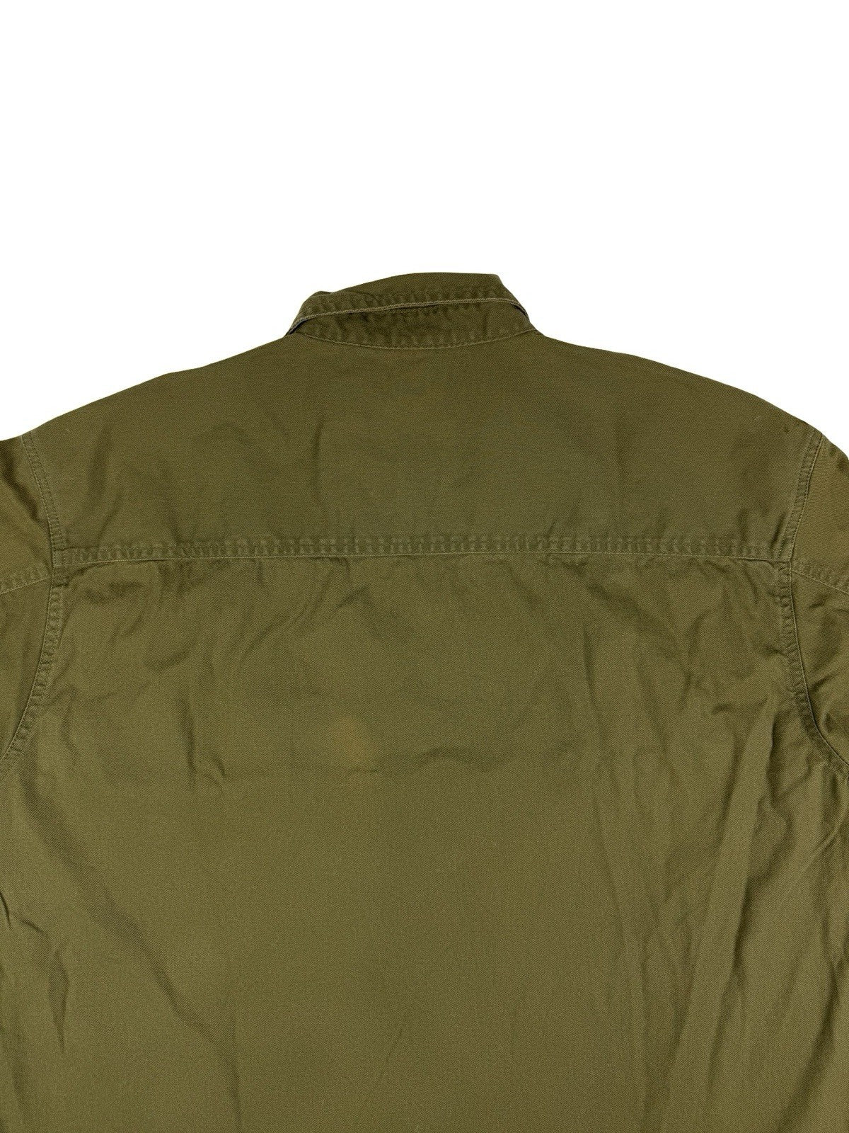 Levi's Y2K Green Button Western Denim Shirt Large