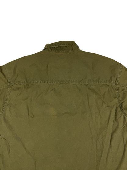 Levi's Y2K Green Button Western Denim Shirt Large