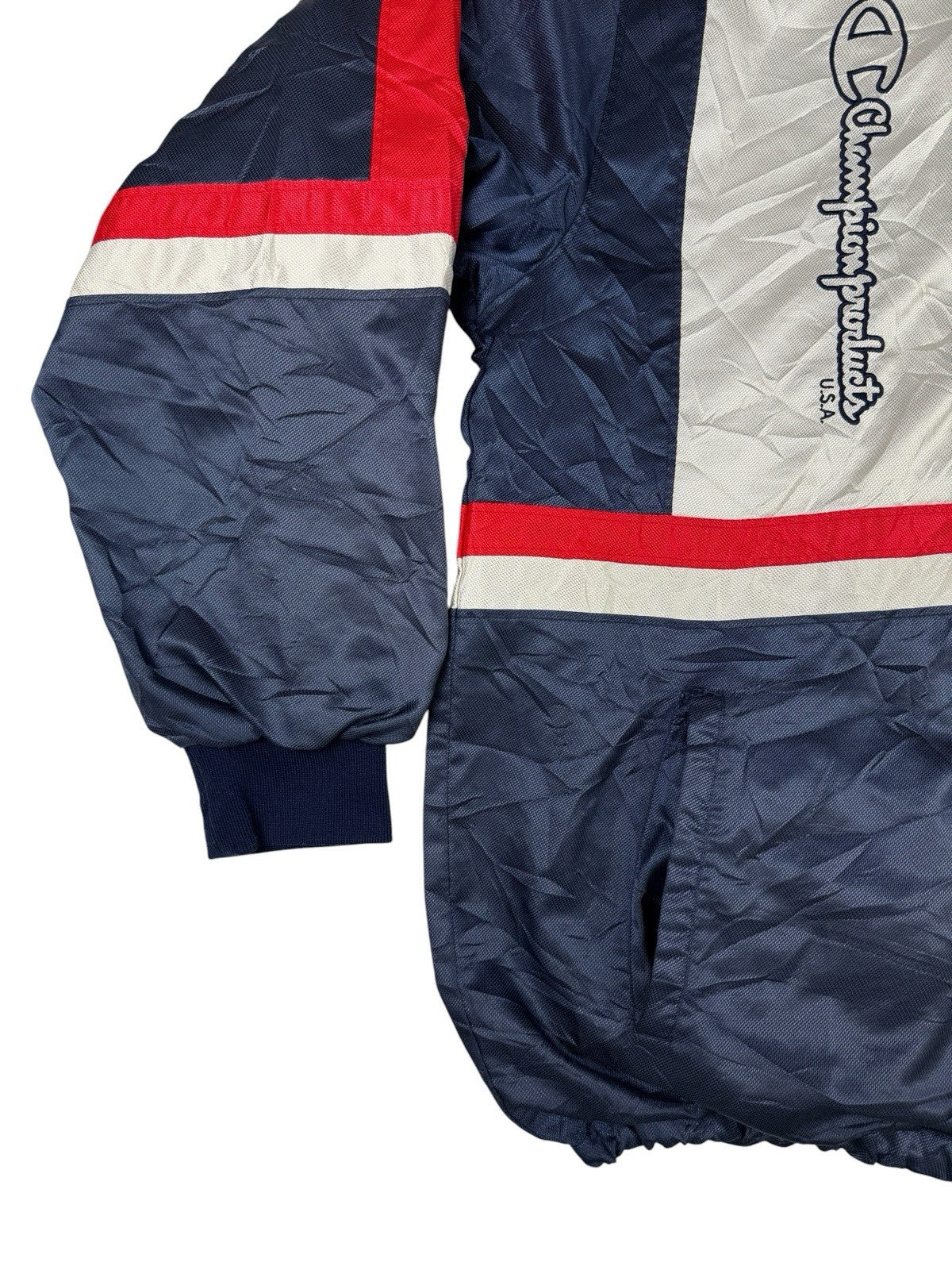 Champion Vintage Japanese Multi Colour Zip Track Jacket XL