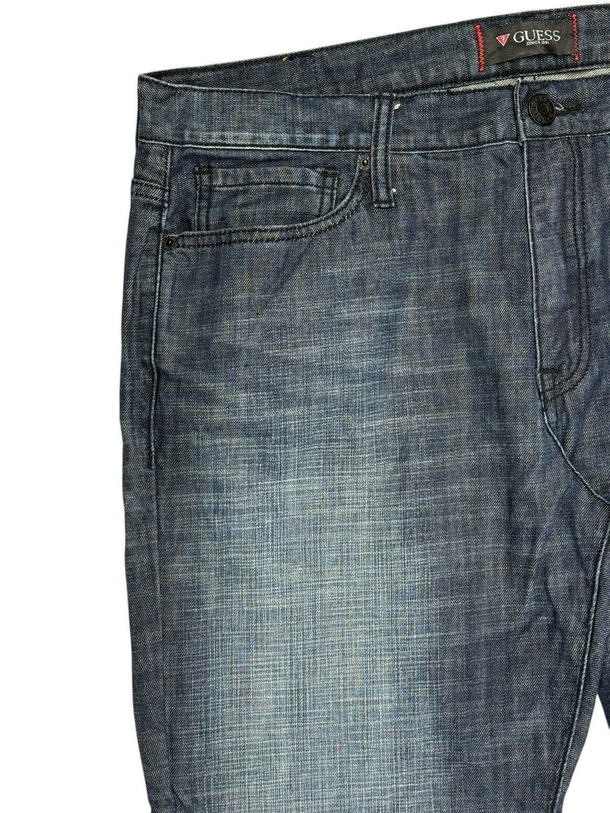 Guess Blue Denim Ultra Slim Jeans 36W 30L