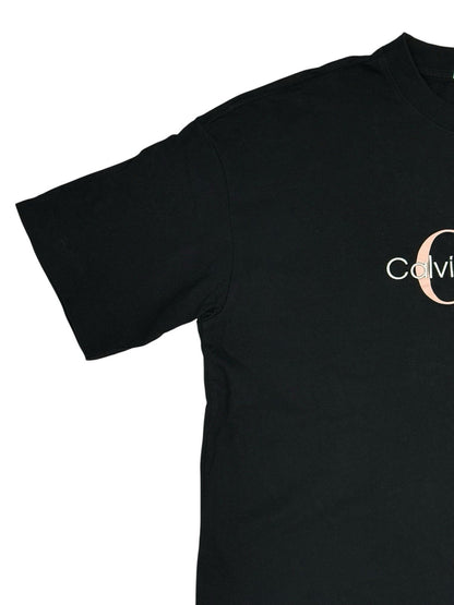 Calvin Klein Black Embroidered Cotton Top XS
