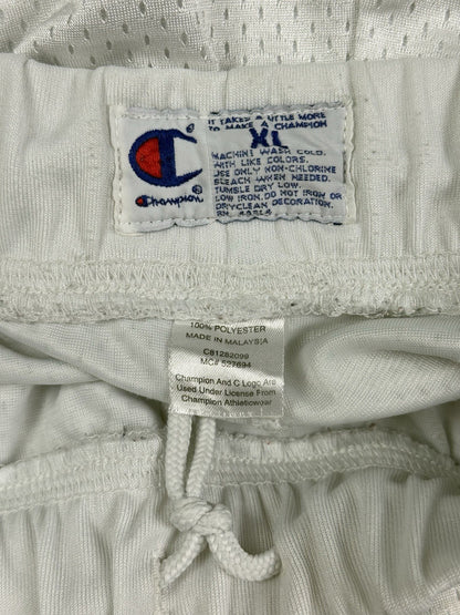 Champion Retro White UNC Charlotte 49ers College Basketball Shorts XL