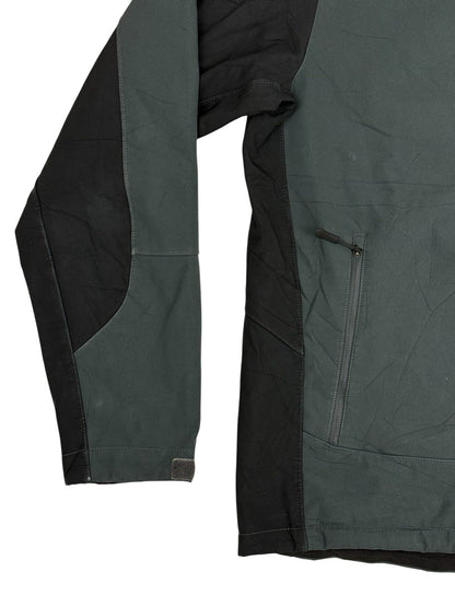 The North Face Grey Zip Softshell Jacket Large