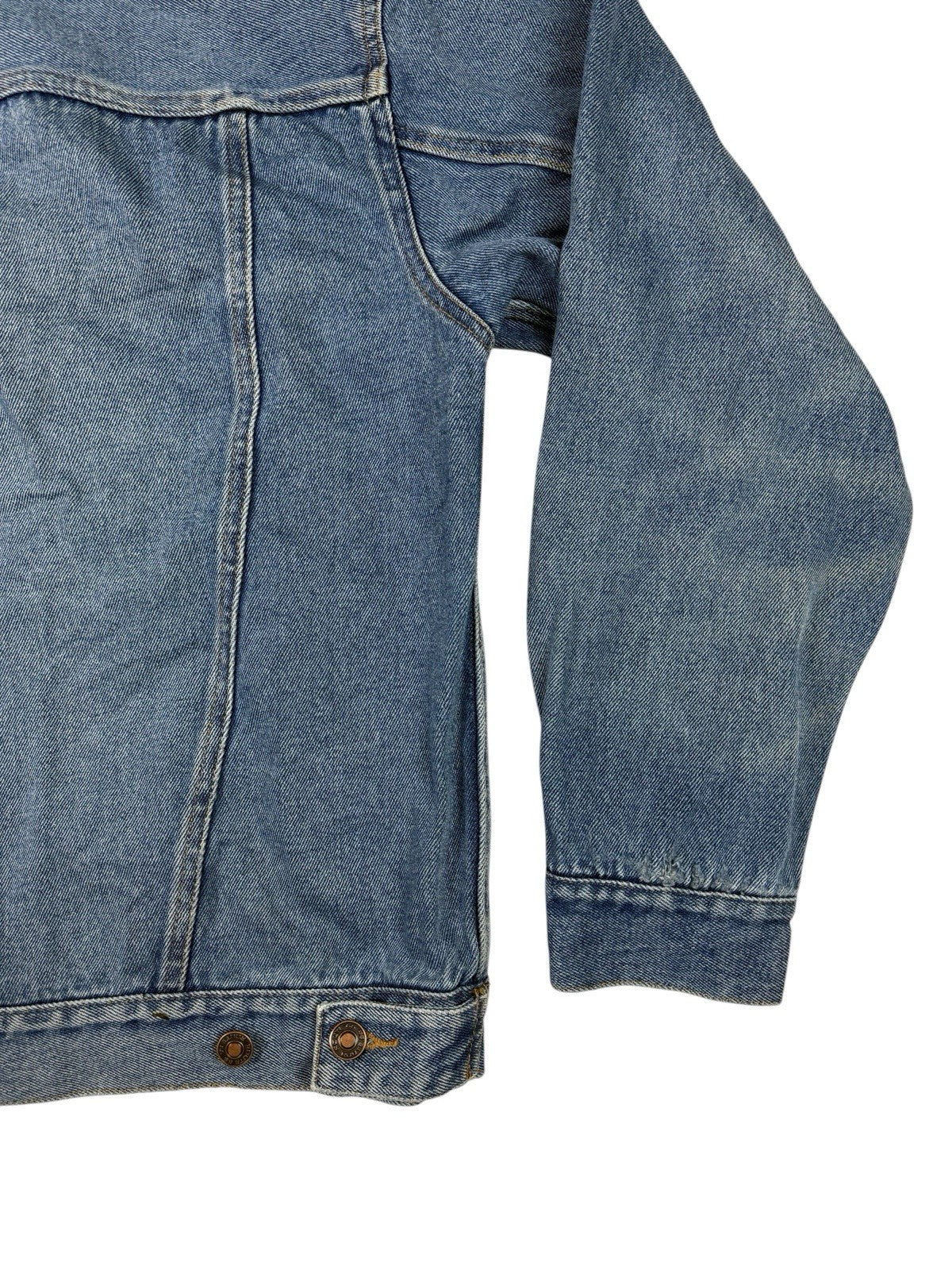 Route 66 Retro Blue Denim Jacket Medium
