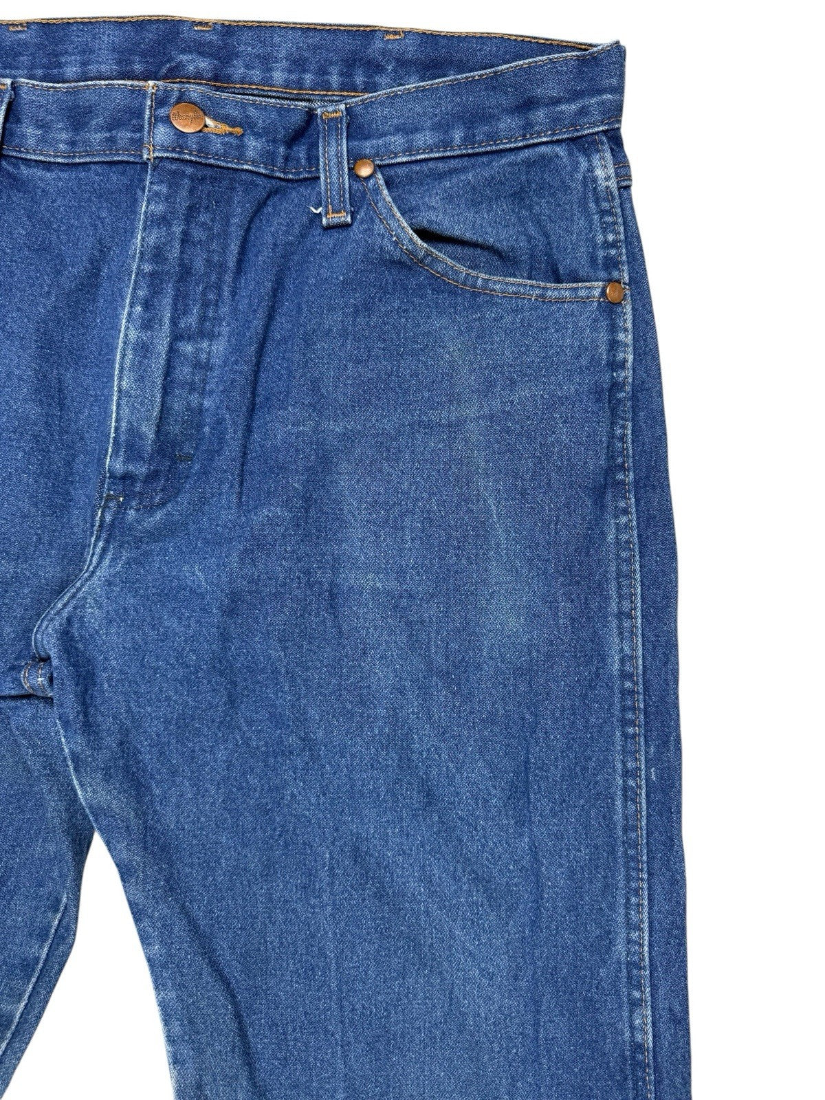 Wrangler 13MWZPW Blue Original Cowboy Cut Denim Jeans 34W 30L