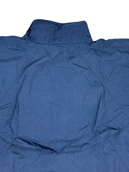Reebok Retro Blue Nylon Zip Track Jacket Small