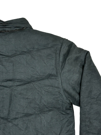 Nike Air Jordan Retro Grey Plaid Lined Puffer Jacket Small