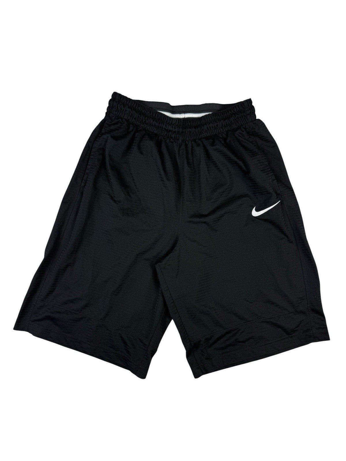Nike Black Polyester Basketball Sport Training Athletic Shorts Medium