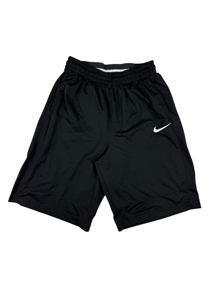 Nike Black Polyester Basketball Sport Training Athletic Shorts Medium
