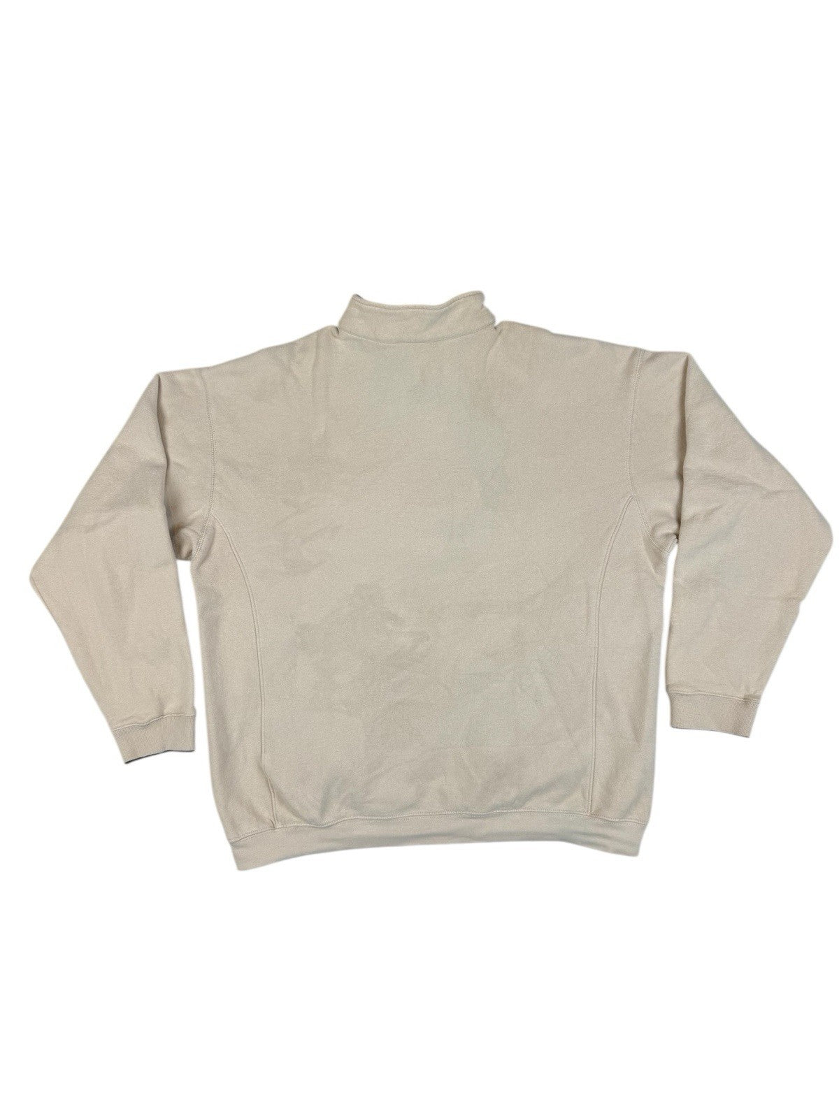 Columbia Retro Beige Fleece Lined 1/4 Zip Jumper XL
