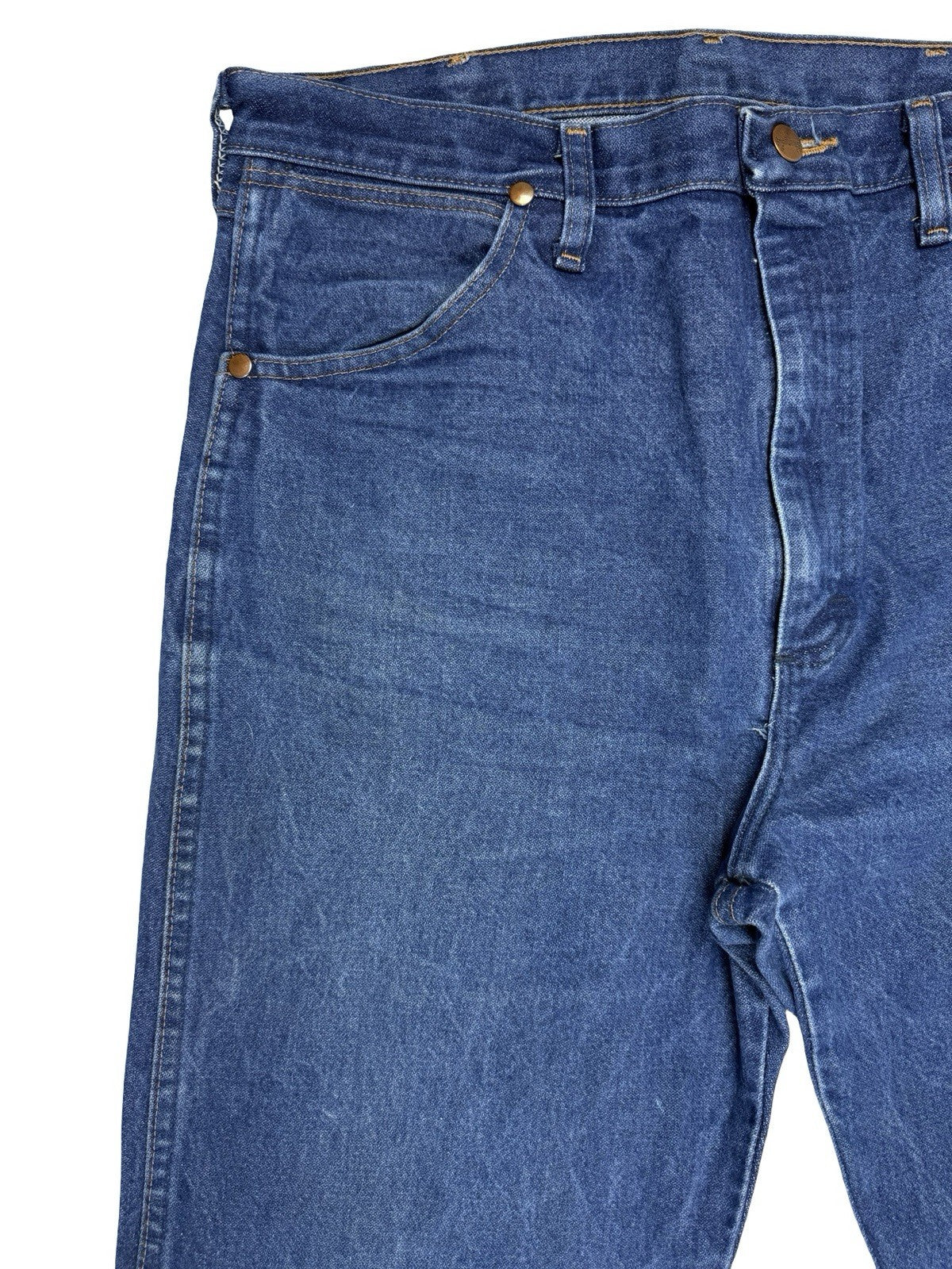 Wrangler 13MWZ Original Cowboy Cut Blue Denim Jeans 35W 36L
