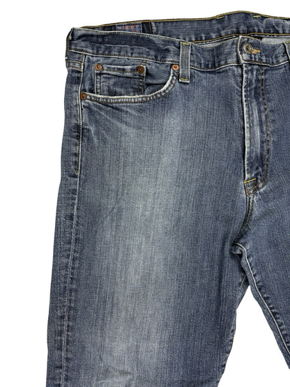 Lucky Brand Y2K Blue Vintage Straight Denim Jeans 38W 30L Made in USA