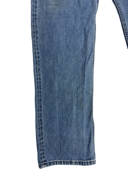 Levi's 501 Vintage Relaxed Fit Tapered Leg Blue Denim Jeans 34W 34L USA
