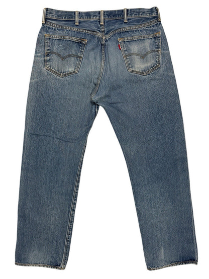 Levis Mid Blue Straight Leg Denim Jeans 38W 30L