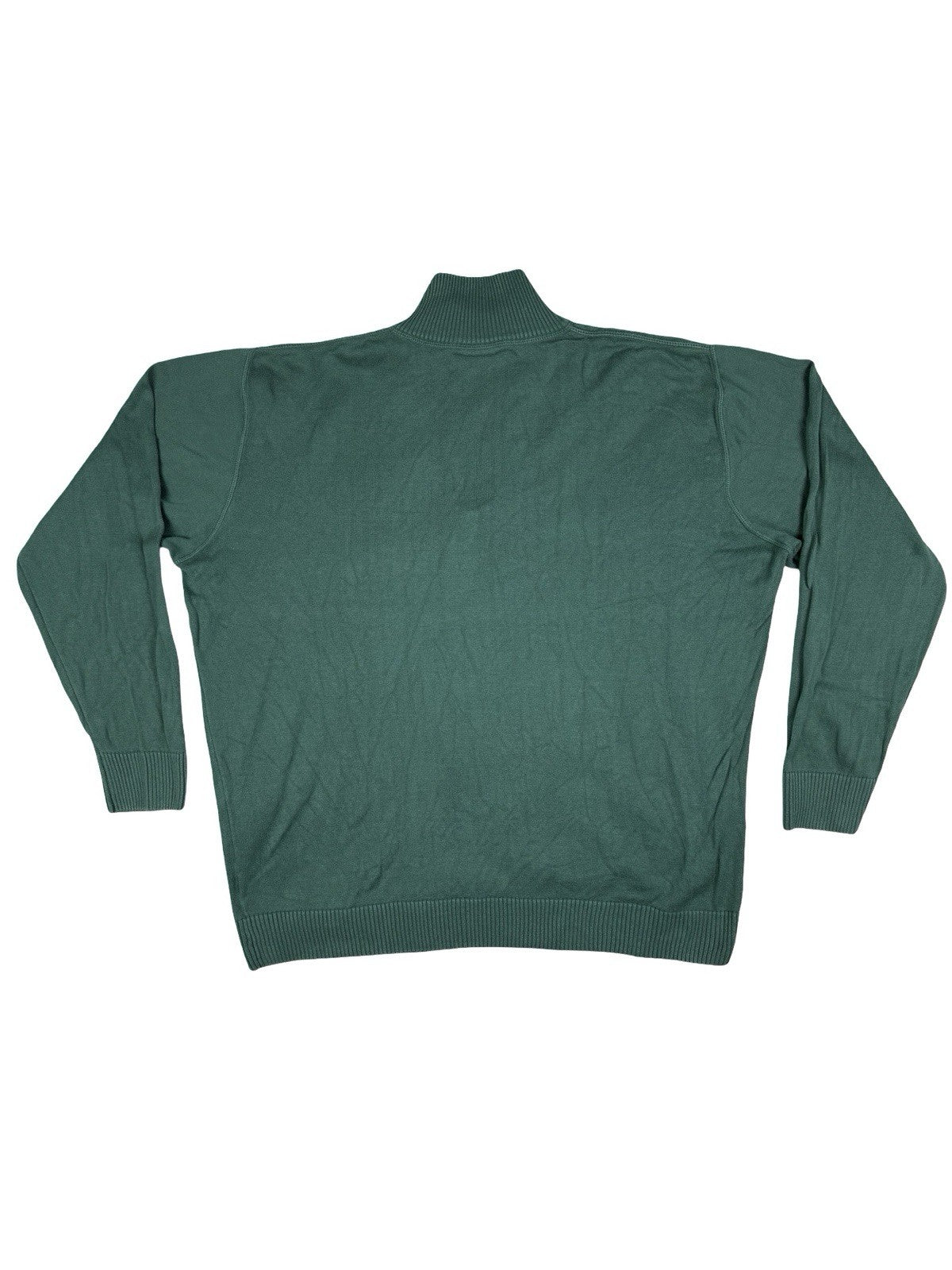 Lacoste Green 1/4 Zip Pullover Jumper Sweater 2XL