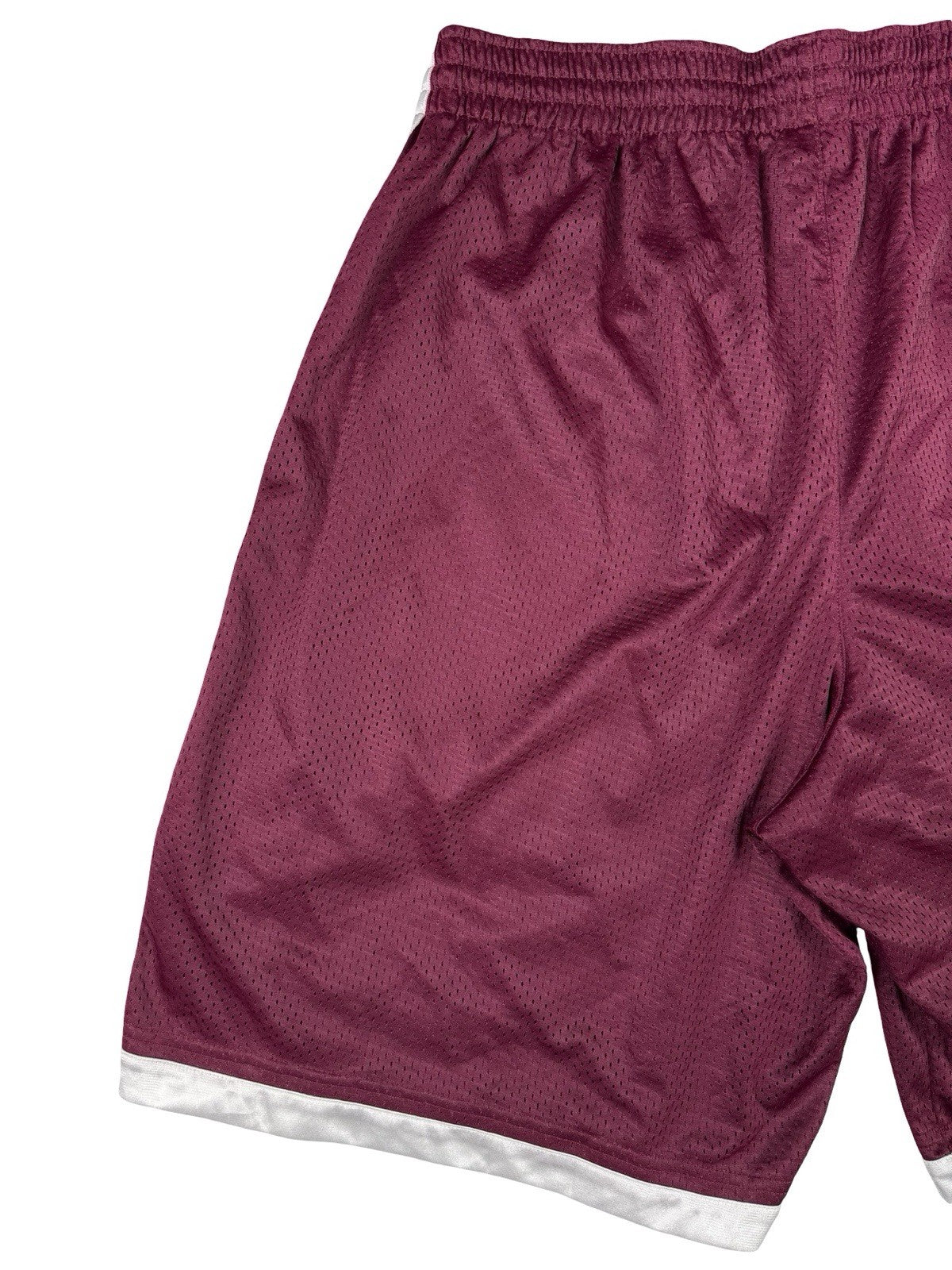 Nike Maroon Lined Mesh Basketball Sport Active Shorts XL