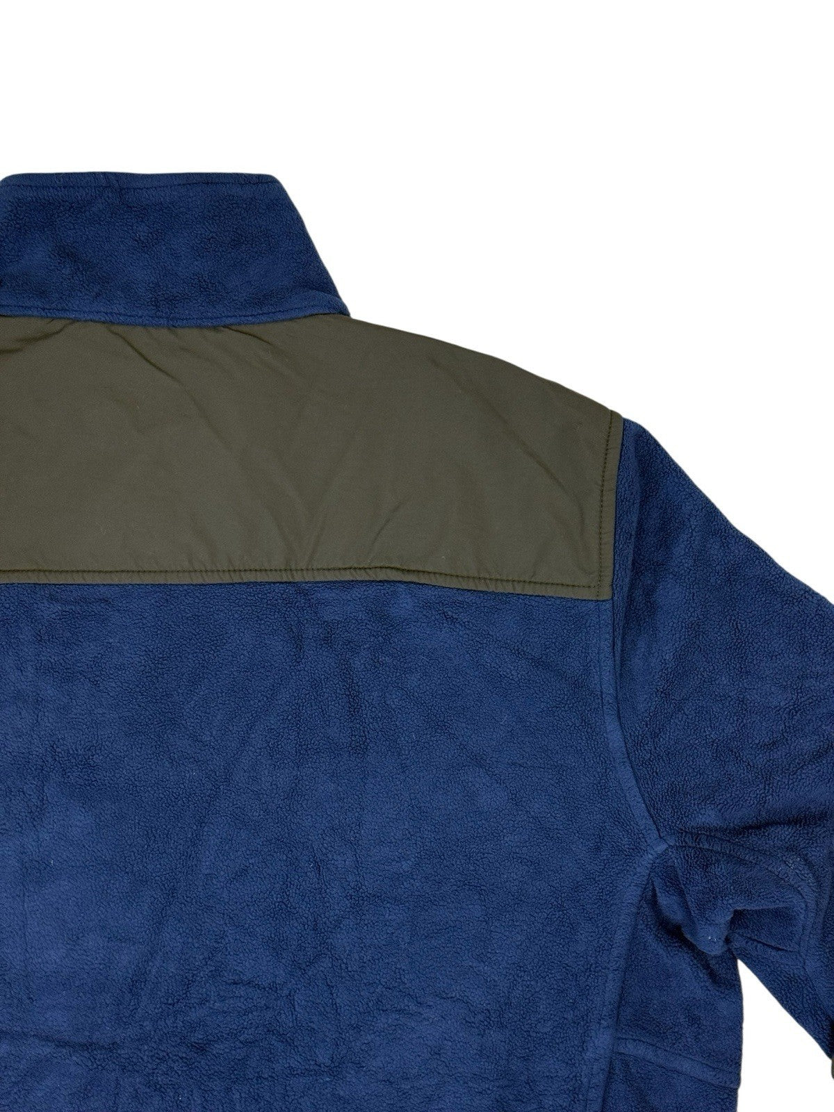 LL Bean Blue Polartec Fleece Zip Jacket Medium
