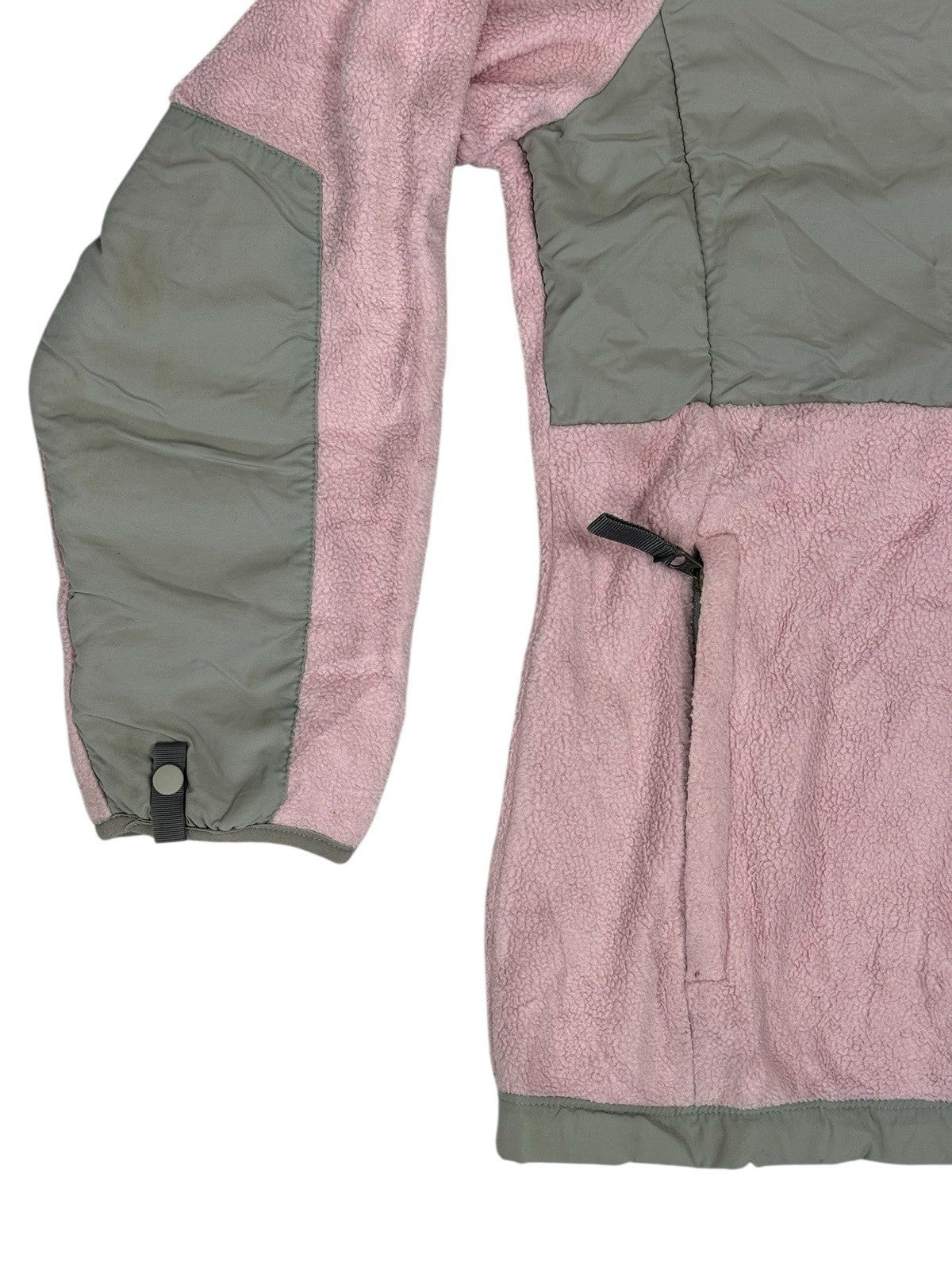 The North Face Pink Fleece Denali Zip Hiking Jacket Youth XL