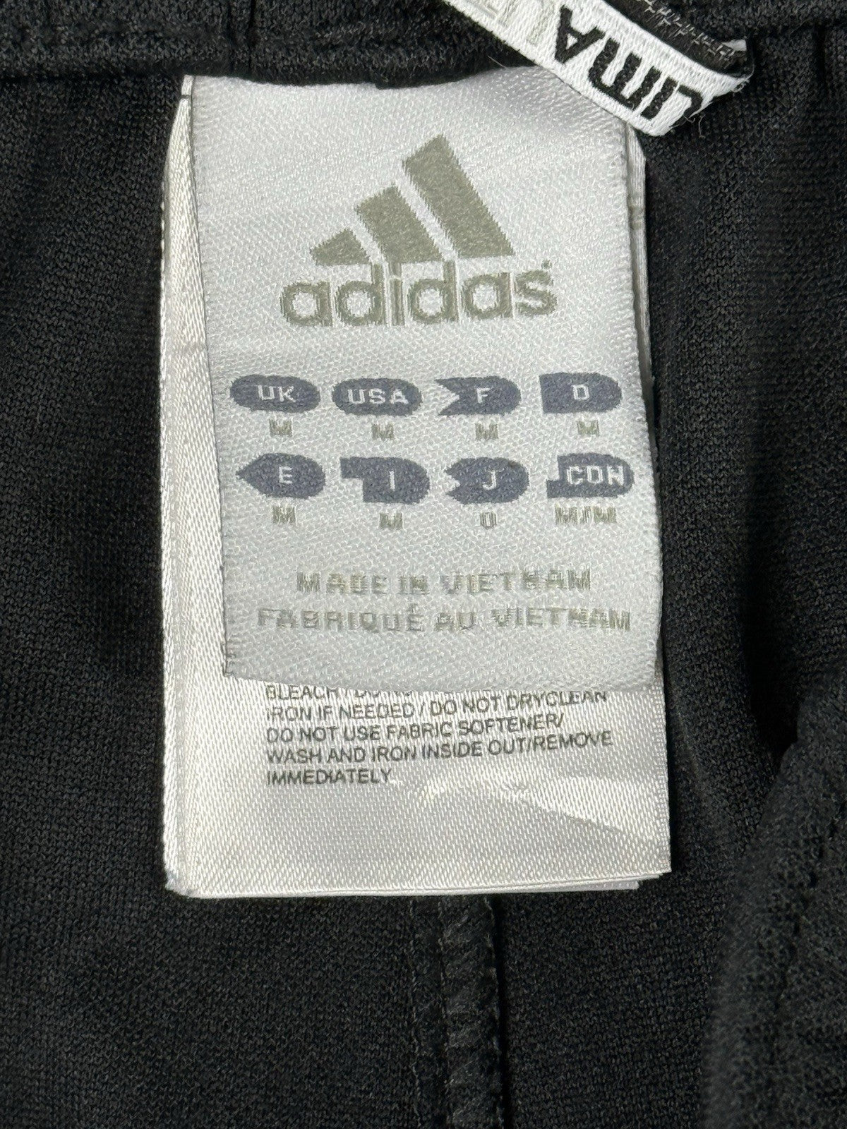 Adidas Retro Black Polyester Climalite Sport Active Shorts Medium