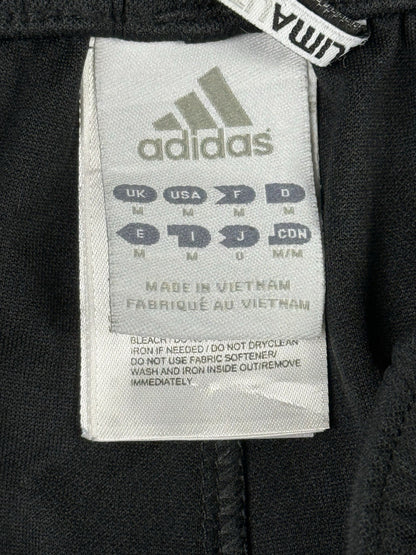 Adidas Retro Black Polyester Climalite Sport Active Shorts Medium