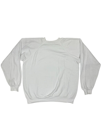 Rose City Diner Pasadena Vintage White Sweater Jumper Medium