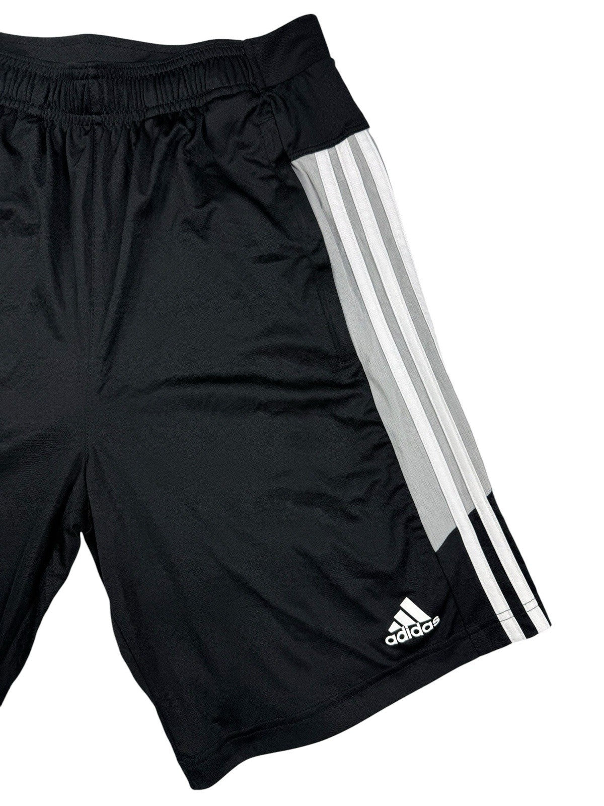 Adidas Black 3-Stripes Areoready Training Sport Shorts Small
