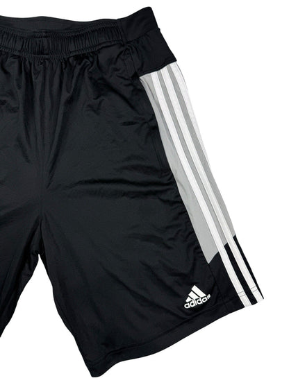 Adidas Black 3-Stripes Areoready Training Sport Shorts Small
