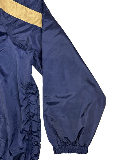 MLB Milwaukee Brewers Blue Pullover Windbreaker Jumper Jacket 2XL