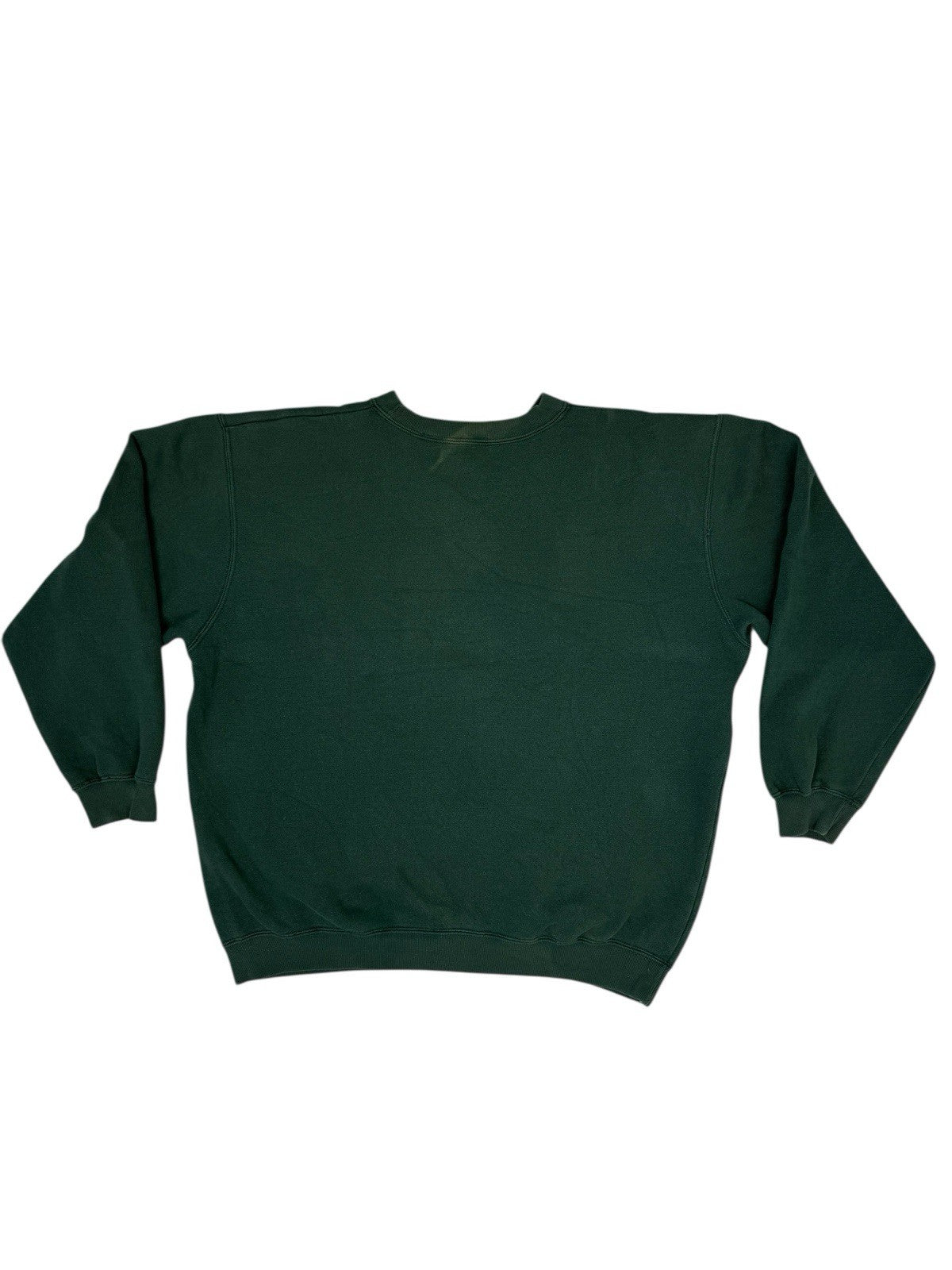 IZOD Green Retro Embroidered Cotton Blend Jumper Medium