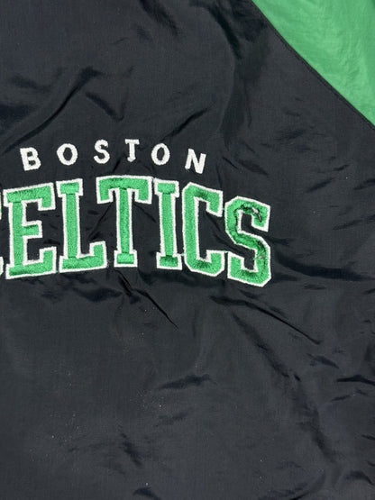 NFL Vintage Starter Boston Celtics Black Windbreaker Jacket Medium Made in Korea