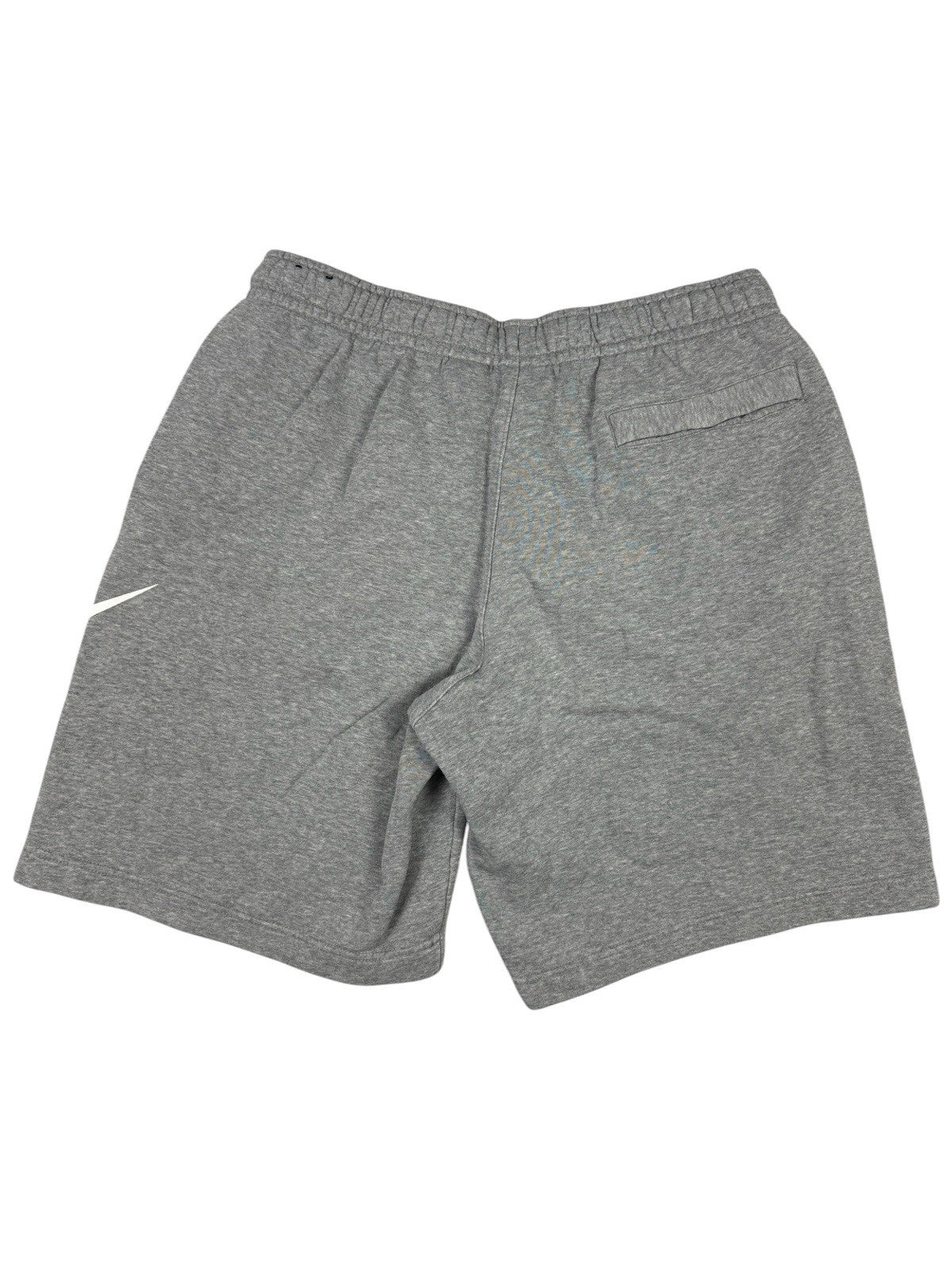 Nike Grey Big Tick Cotton Blend Lounge Jogger Sweat Shorts Large