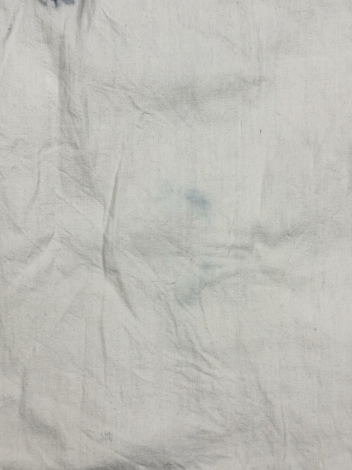 Levi's Blue White Bleach Pattern Denim Collared Long Sleeve Shirt Medium