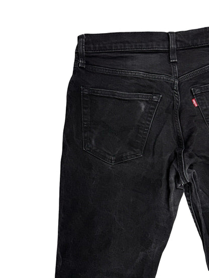 Levi's 541 Athletic Taper Black Denim Jeans 31W 32L