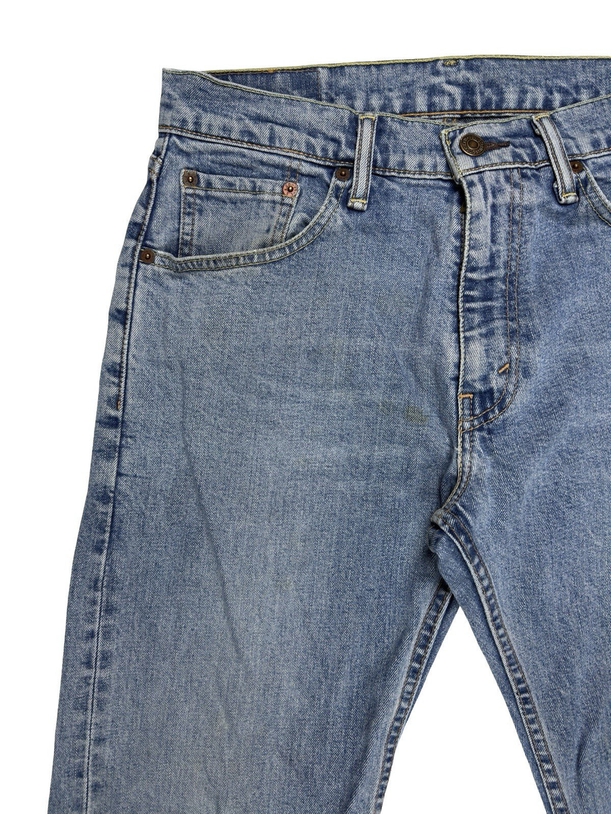 Levi's 505 Blue Regular Straight Leg Denim Jeans 29W 30L