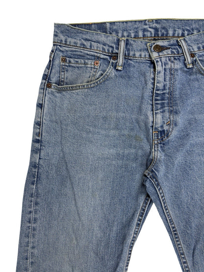 Levi's 505 Blue Regular Straight Leg Denim Jeans 29W 30L
