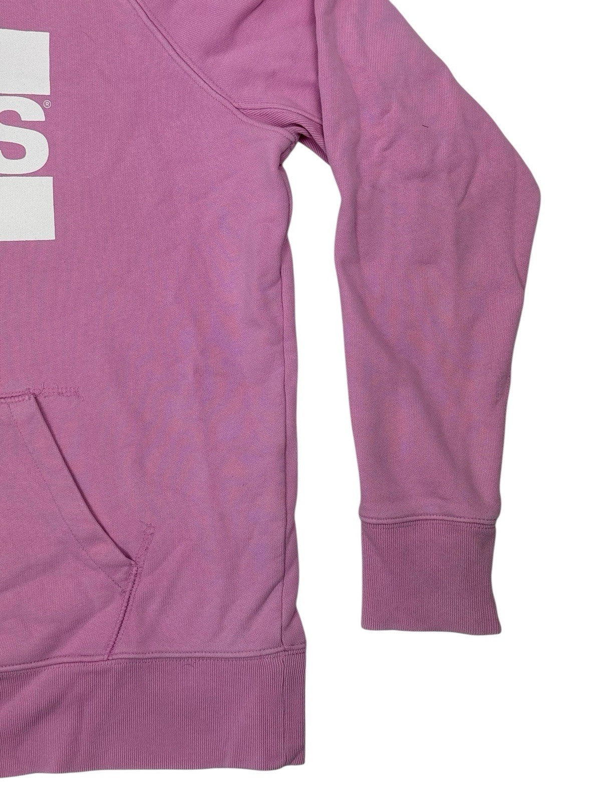 Levi's Pink Printed Big Logo Spellout Hoodie Sweatshirt XS