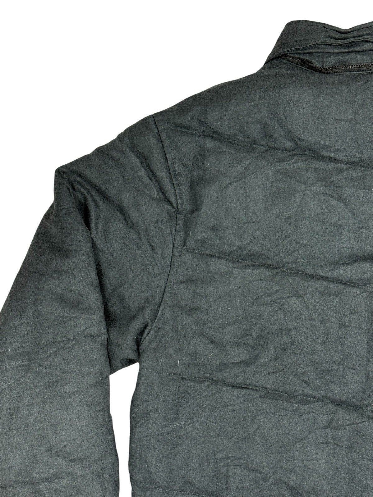 Nike Air Jordan Retro Grey Plaid Lined Puffer Jacket Small