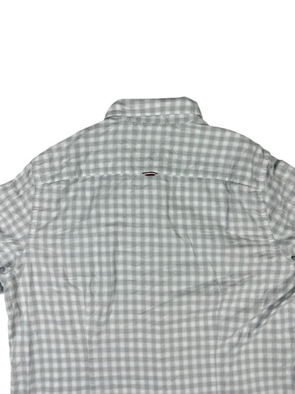 Tommy Hilfiger Grey  Plaid Check Button Up Shirt XL