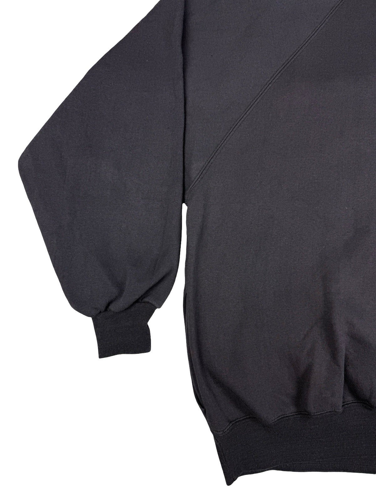 Vintage 80's GDR Man Size Black Abstract Splash Graphic Sweatshirt 2XL