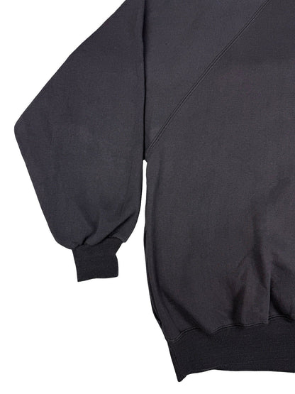 Vintage 80's GDR Man Size Black Abstract Splash Graphic Sweatshirt 2XL