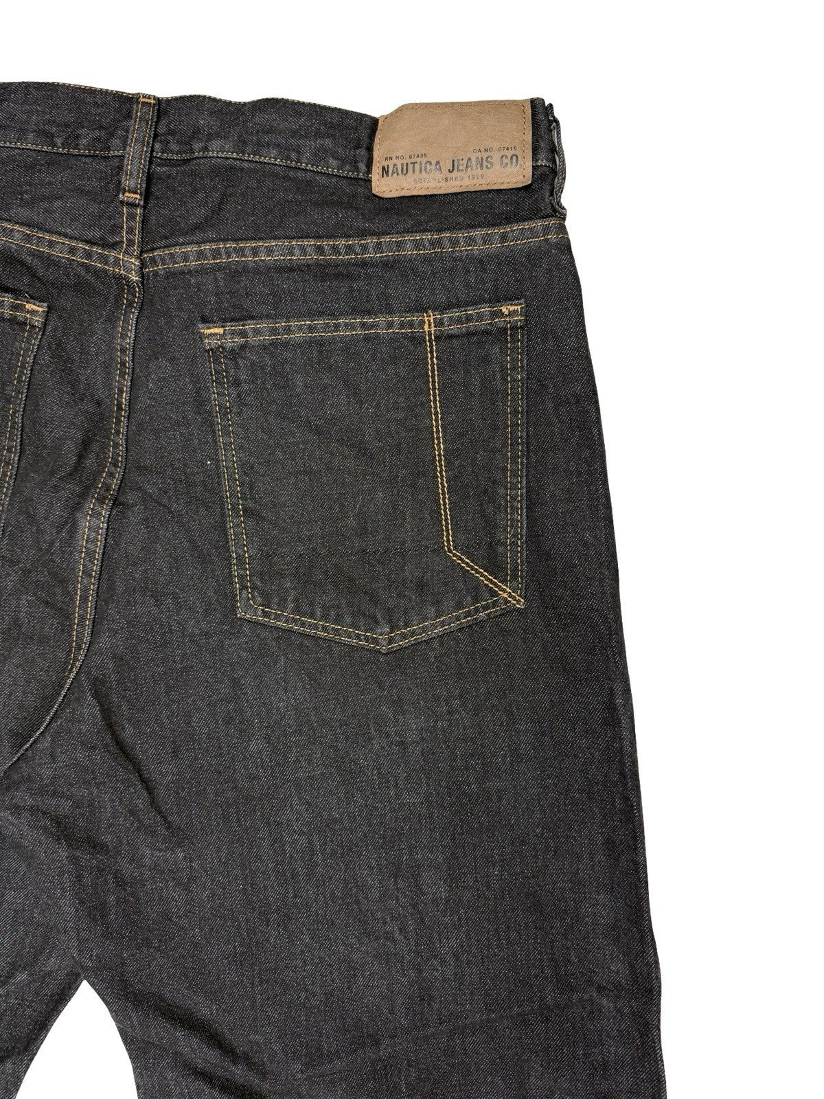Nautica Blue Loose Fit Wide Leg Denim Jeans 36W 34L