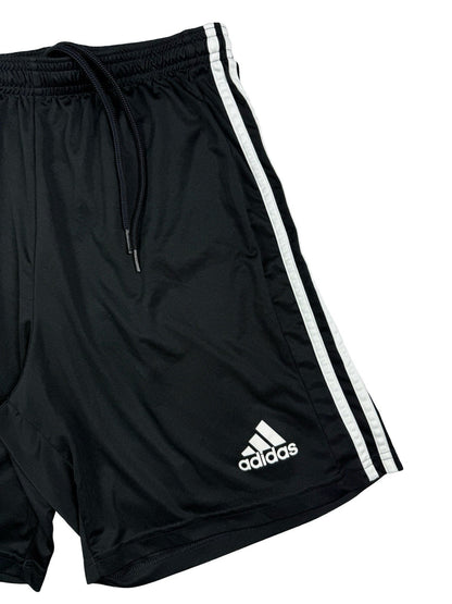Adidas Black Primegreen Polyester Football Sport Shorts Medium