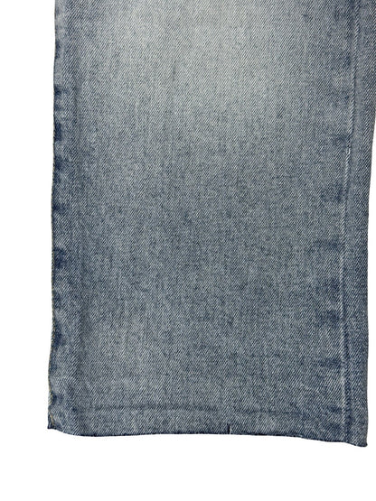 Levi's 501 Faded Blue Straight Leg Denim Jeans 31W 27L