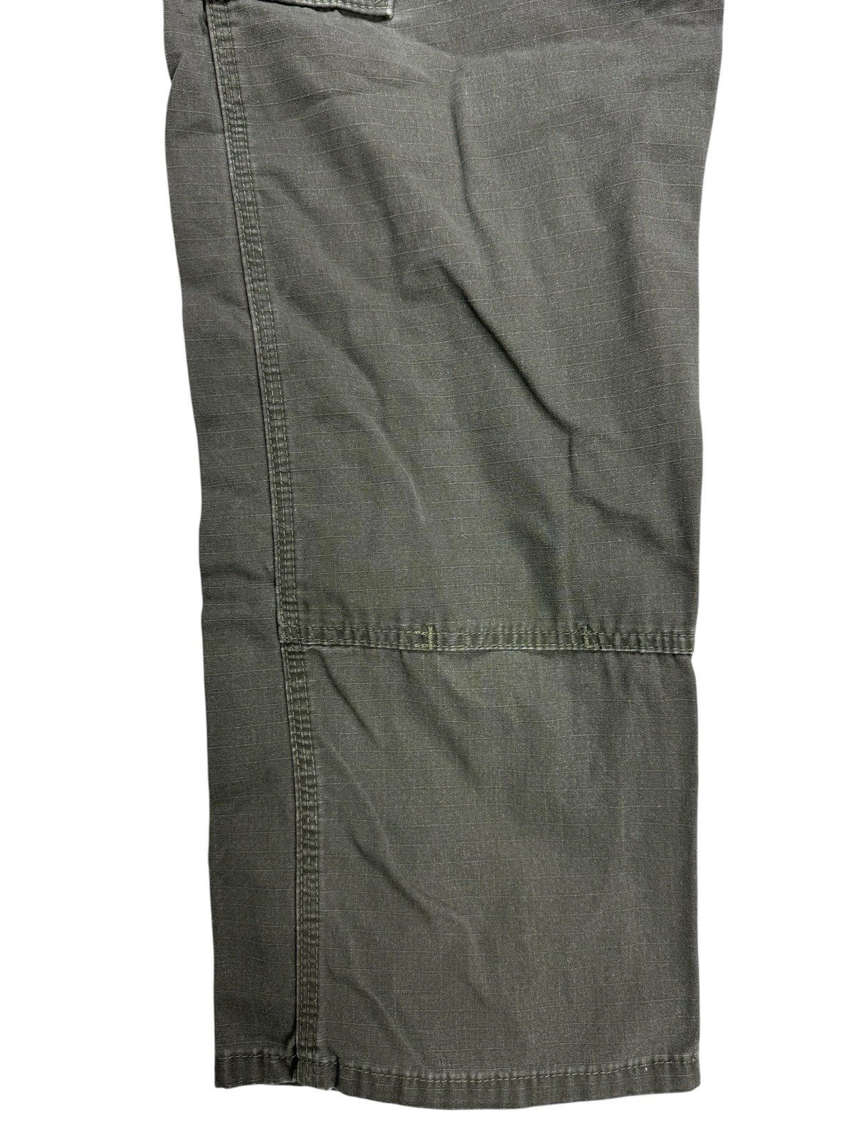 Wrangler Riggs Green Workwear Carpenter Denim Jeans 34W 30L