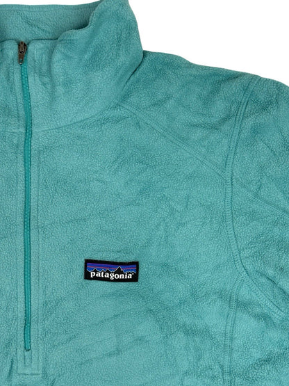 Patagonia Blue Half Zip Micro Fleece Medium