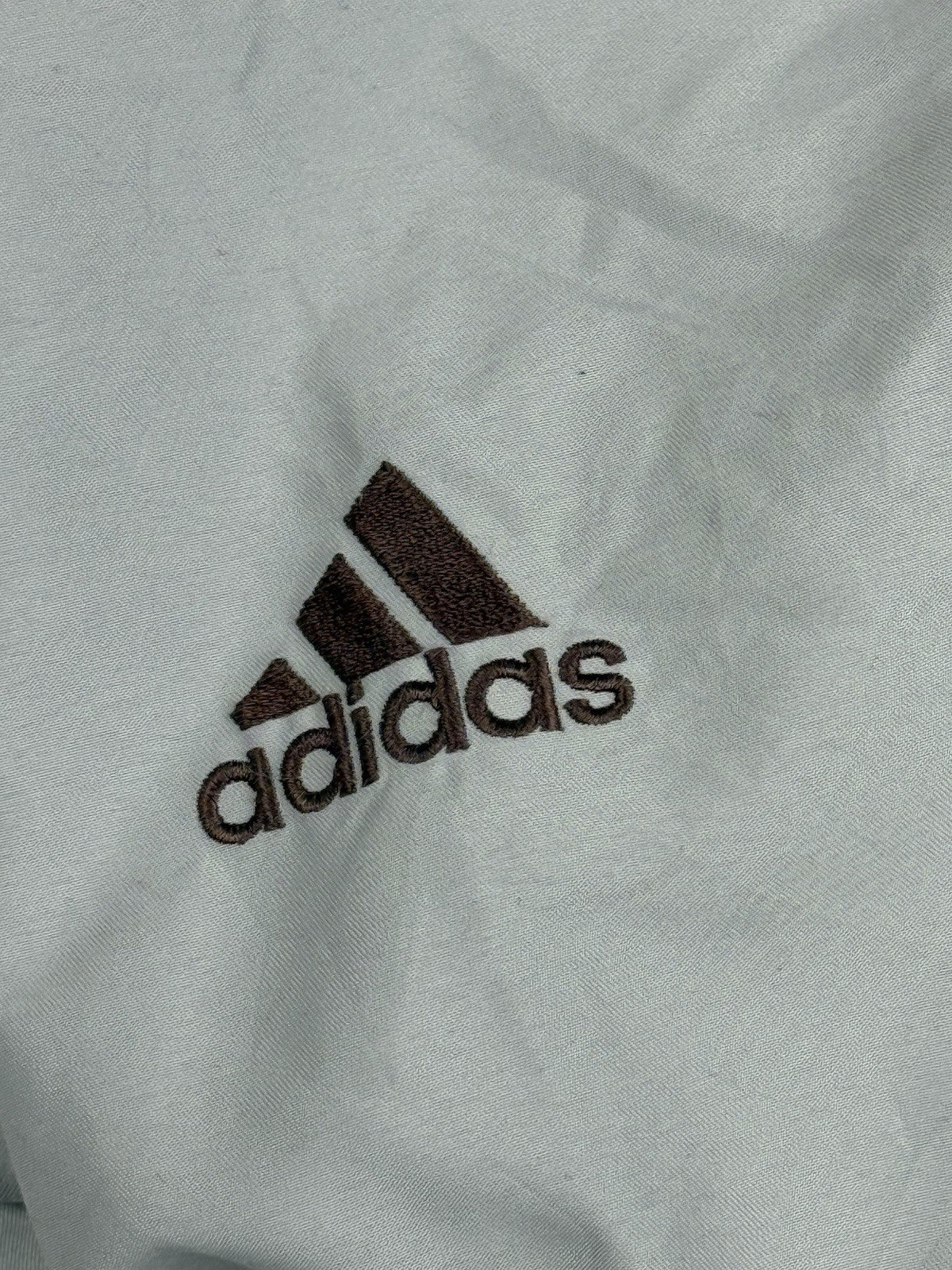 Adidas Vintage Grey ClimaShell 1/4 Zip Pullover Track Jacket Medium