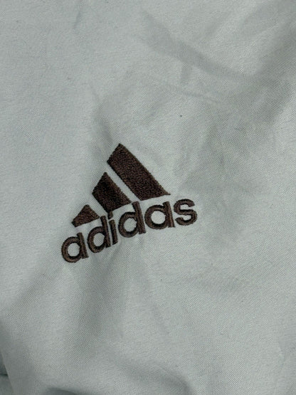 Adidas Vintage Grey ClimaShell 1/4 Zip Pullover Track Jacket Medium