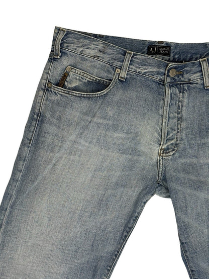 Armani Jeans Blue Denim Jeans 36W 32L