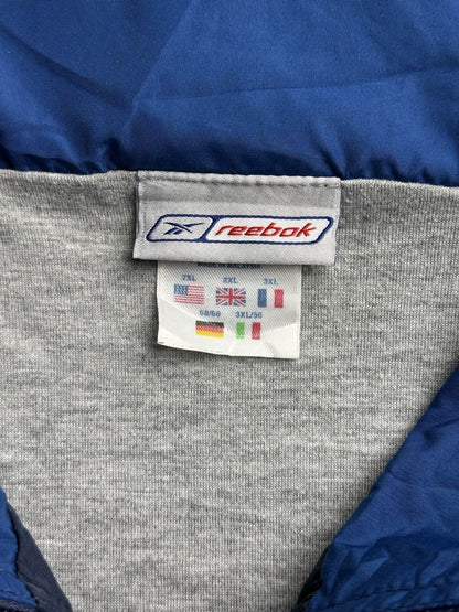 Reebok Vintage Blue Zip Track Jacket 2XL